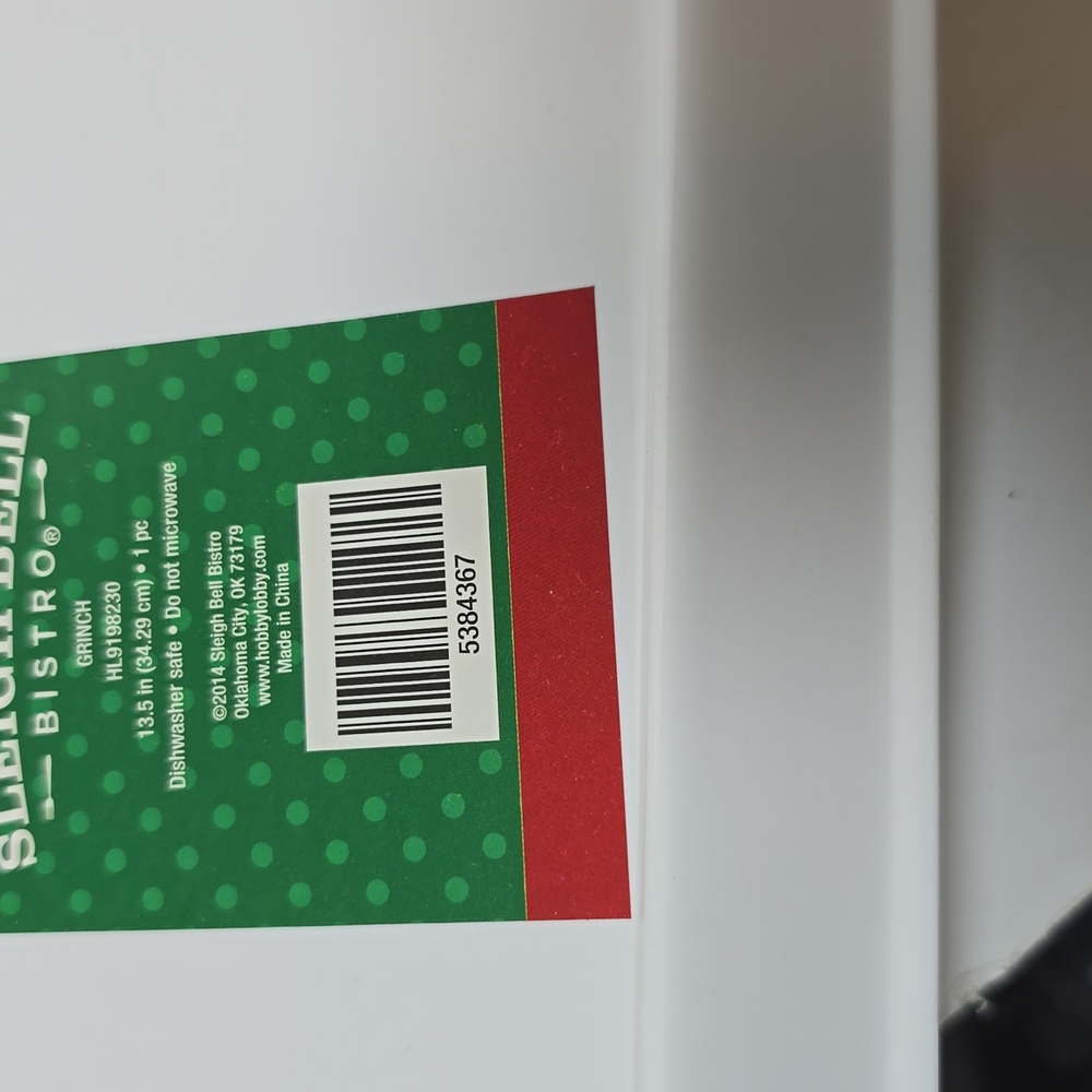 Dr. Seuss Max The Grinch Tray Nwt - Picture 2 of 2